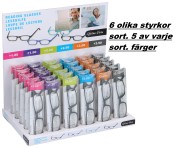 Läsglasögon 6 styrkor